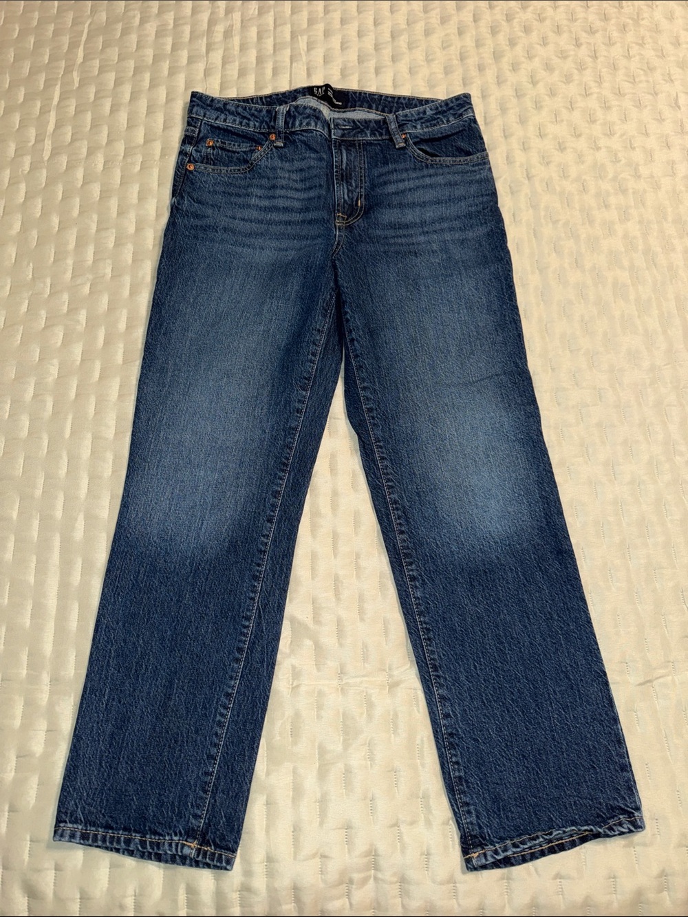 GAP Women's Boyfriend Jeans - Dark Blue Wash